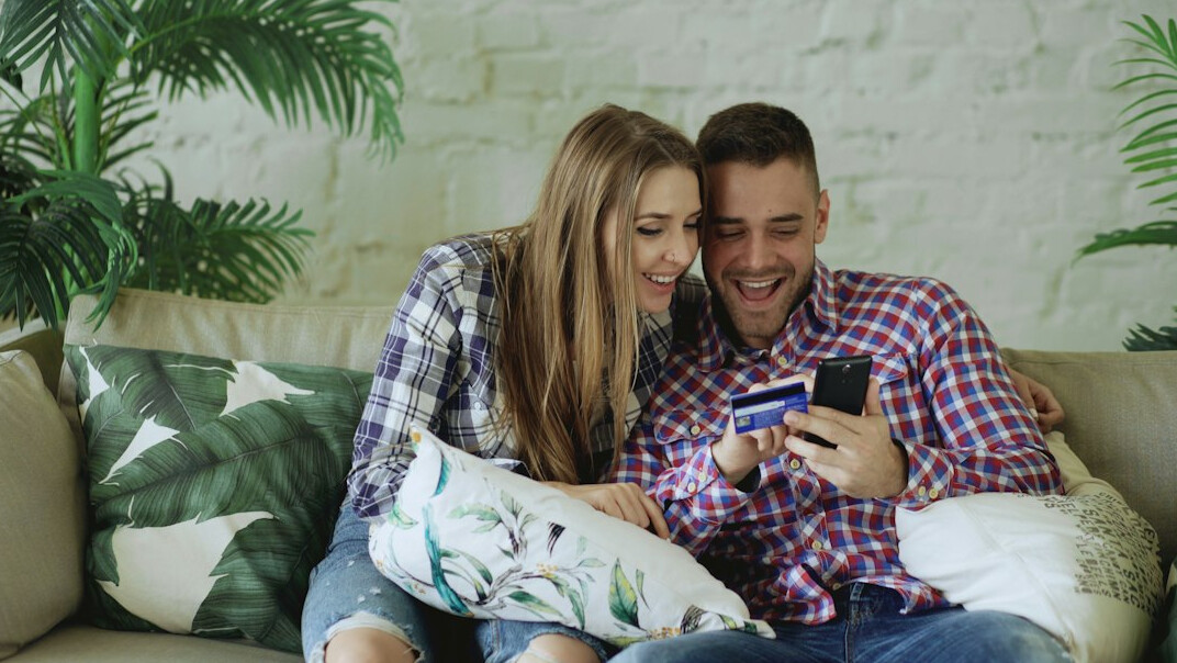 couple reviewing bills together